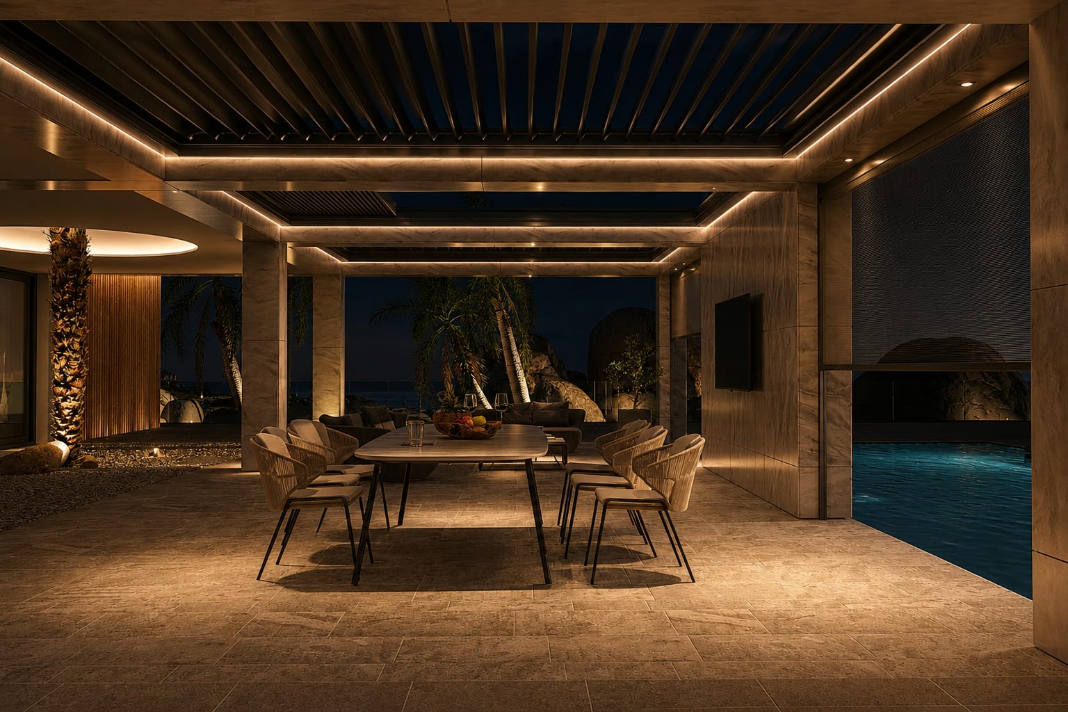 Motorlu Pergola Sistemleri